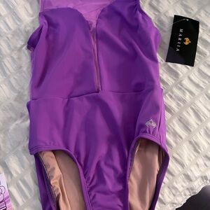 Purple leotard